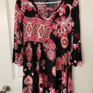 Pink and Black Tunic